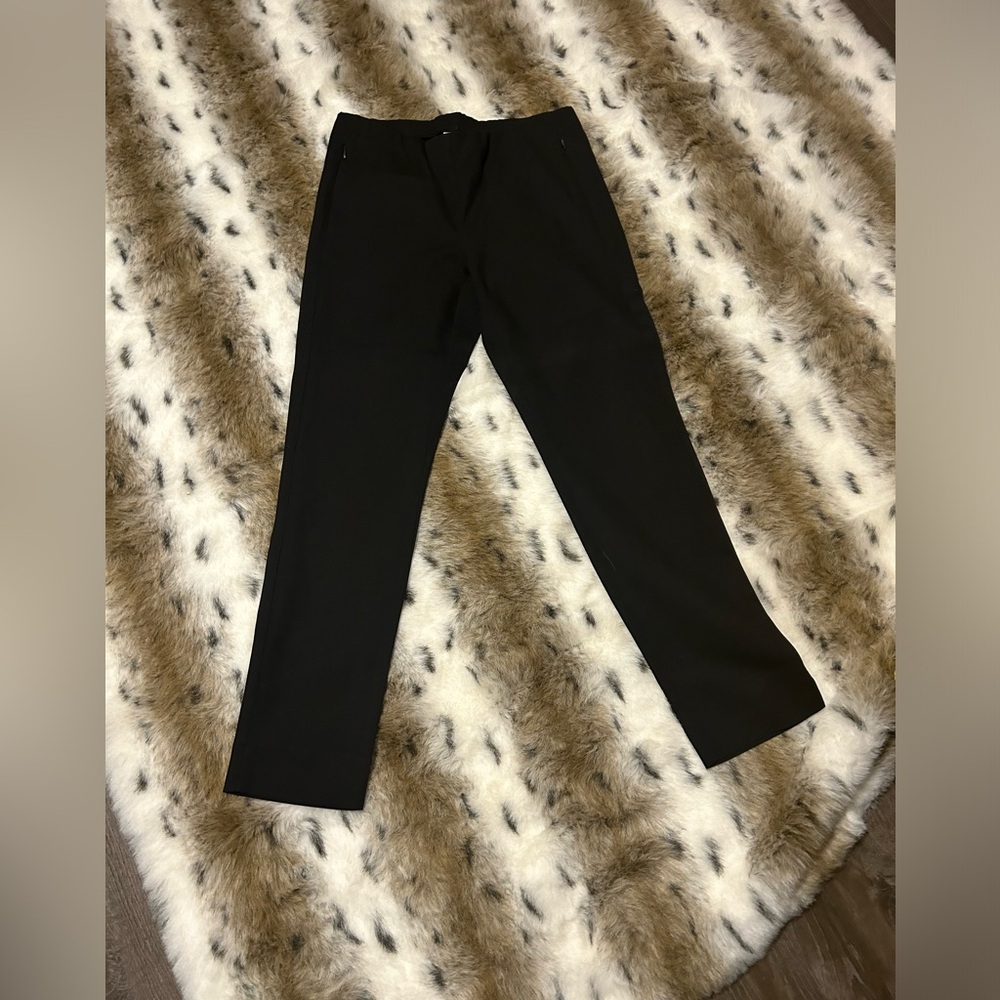 J. Jill Black Cotton-Stretch Pants